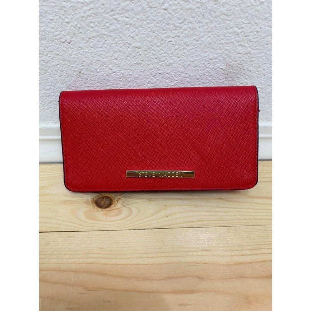 Steve Madden Red Leather Wallet